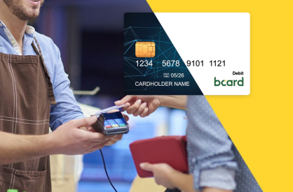 Bcard debit card